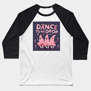 Dancing Ghosts Baseball T-Shirt